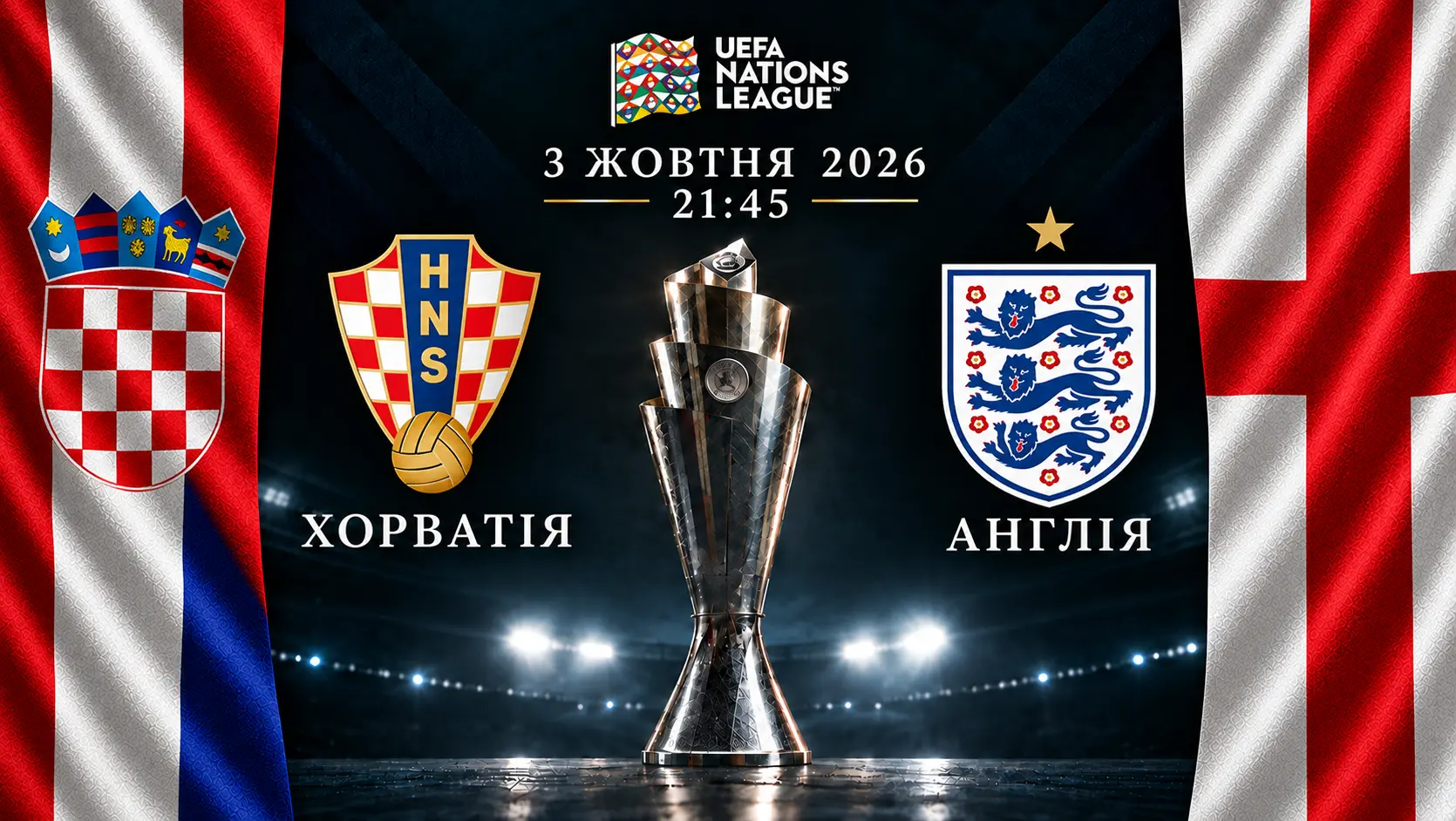Хорватія – Англія: англійці переможуть завдяки голу Кейна
